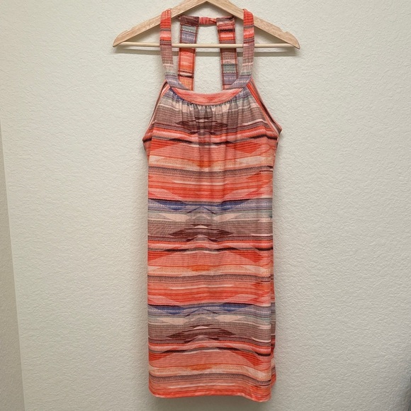 Prana Cantine Striped Active Wear Halter Dress - Women’s Medium - Picture 2 of 15